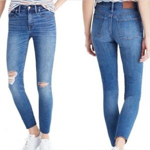 Madewell 9” High Rise Skinny Skinny Crop Jean